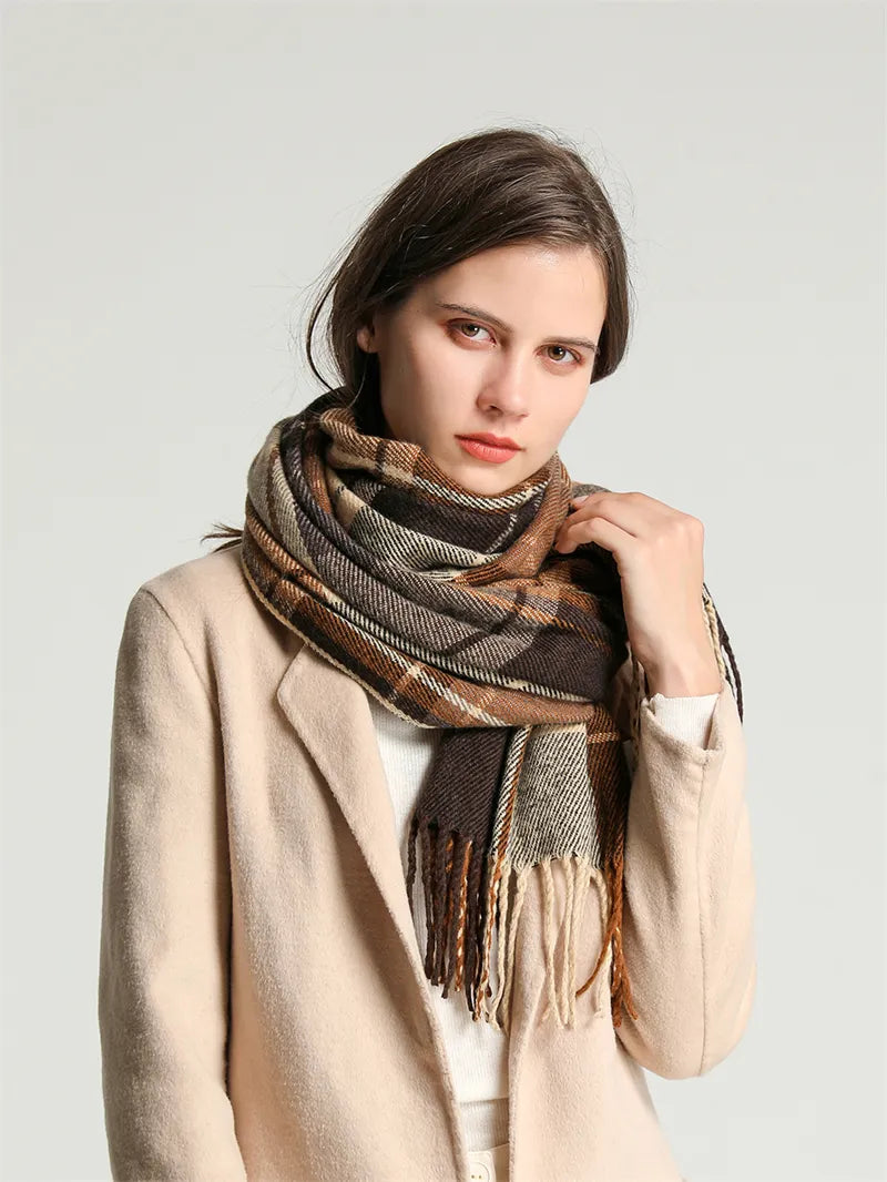 Angela Knitted Scarf | Trendy & Stylish