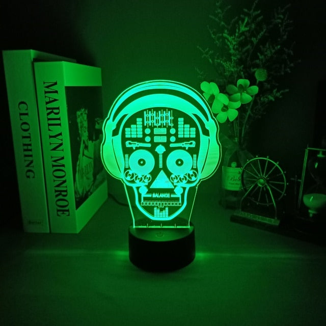 Sammy Jackson™ Magiczna lampka nocna do gier | Stwórz magiczną atmosferę w swojej sypialni