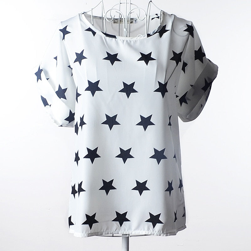Sammy Jackson™ Klara Katoenen Dames Shirt | Een Zomers & Vrolijk T-Shirt