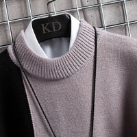 Sammy Jackson™ Patchwork Pullover | Warme Sweater