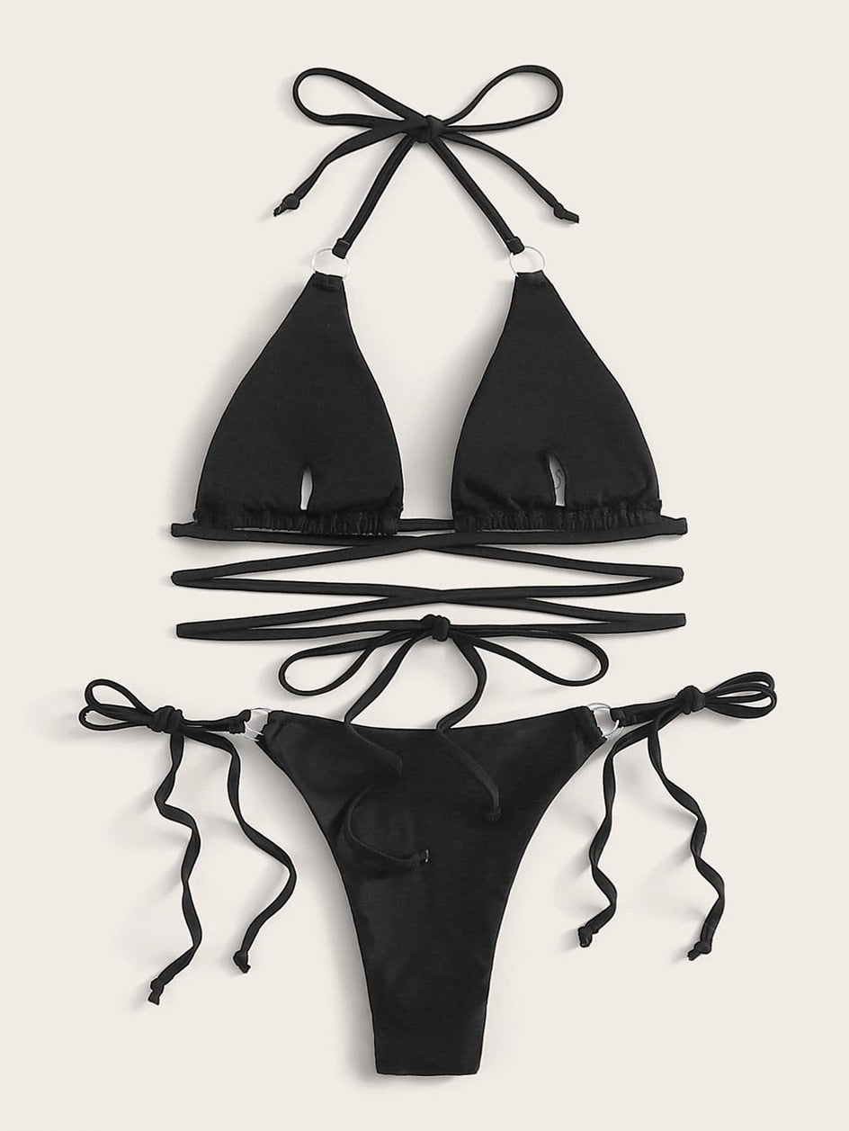 Syl krzyżowany bikini | Elegancki i stylowy