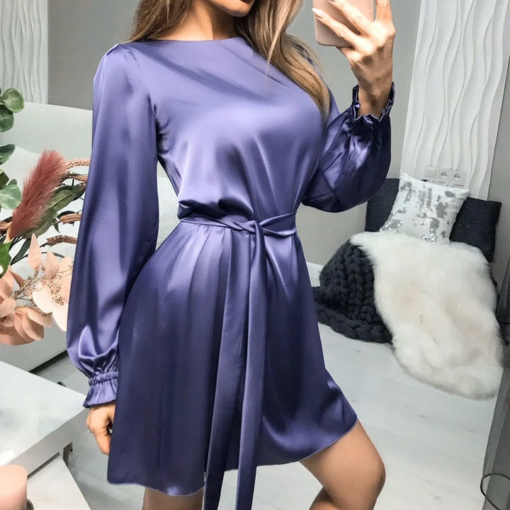 Sammy Jackson™ Sandra Satin Dress | Classic & Chic