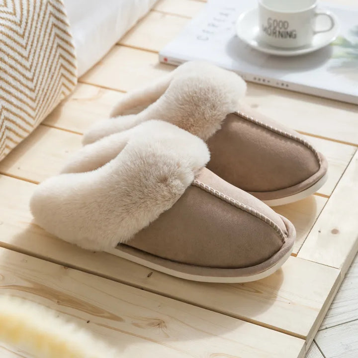 Julie Suede Slippers | Soft & Warm