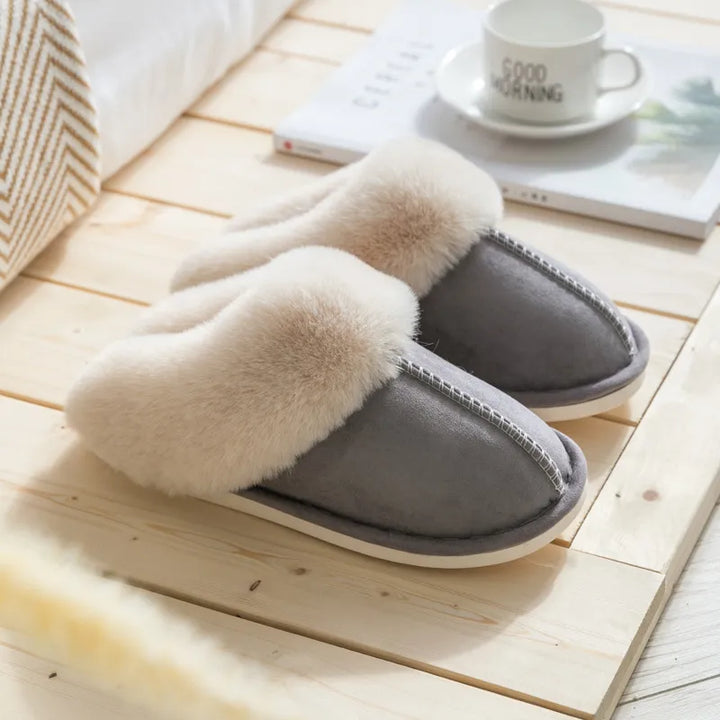 Julie Suede Slippers | Soft & Warm