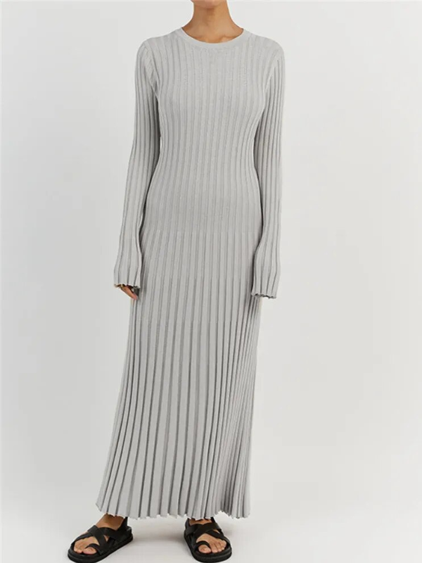 Gracie Knitted Maxi Dress | Sleek & Flattering