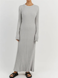 Gracie Knitted Maxi Dress | Sleek & Flattering