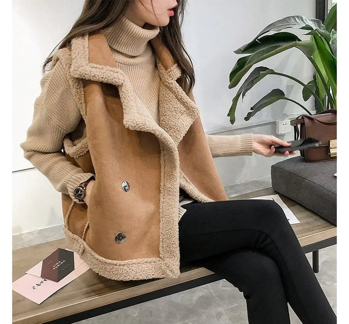 Janet Leather Winter Vest | Stylish & Timeless
