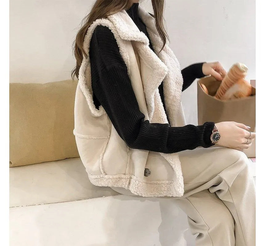 Janet Leather Winter Vest | Stylish & Timeless
