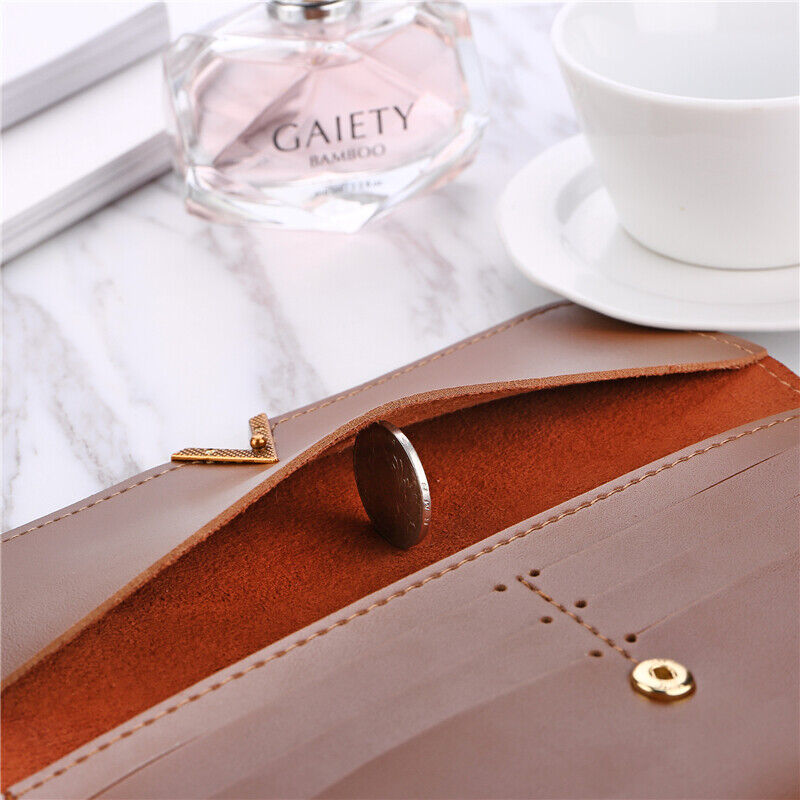 Velvet Leather Wallet | Large & Modern