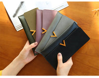Velvet Leather Wallet | Large & Modern