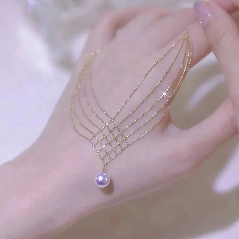 Elegant Multi-layered Pearl Necklace | A beautiful necklace for every occasion