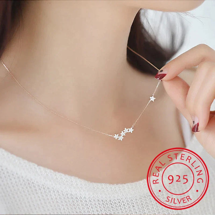 Silver Star Necklace | With a fun star design