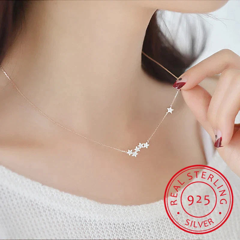 Silver Star Necklace | With a fun star design