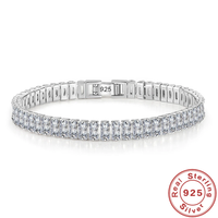 Kristallen Armband Van 925 Sterling Zilver