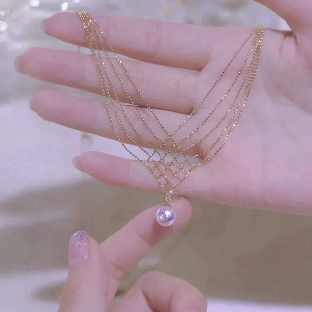Elegant Multi-layered Pearl Necklace | A beautiful necklace for every occasion