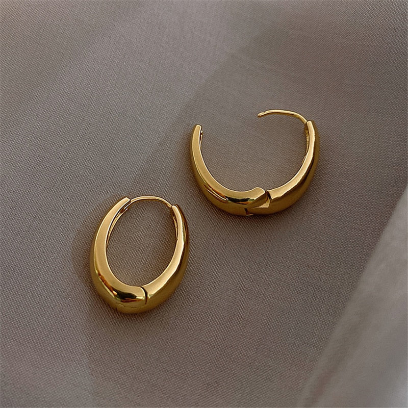 Classic Gold Hoops