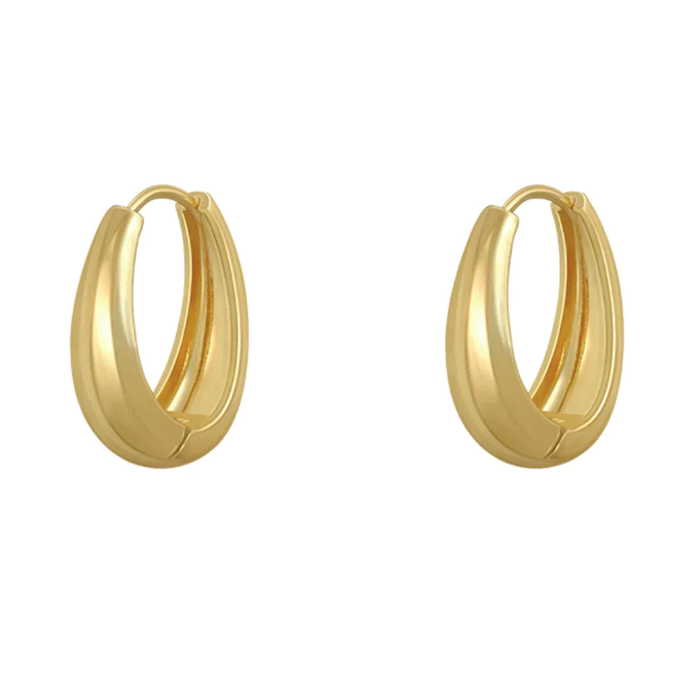 Classic Gold Hoops
