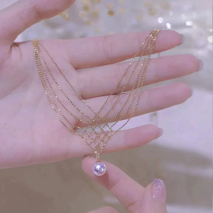 Elegant Multi-layered Pearl Necklace | A beautiful necklace for every occasion
