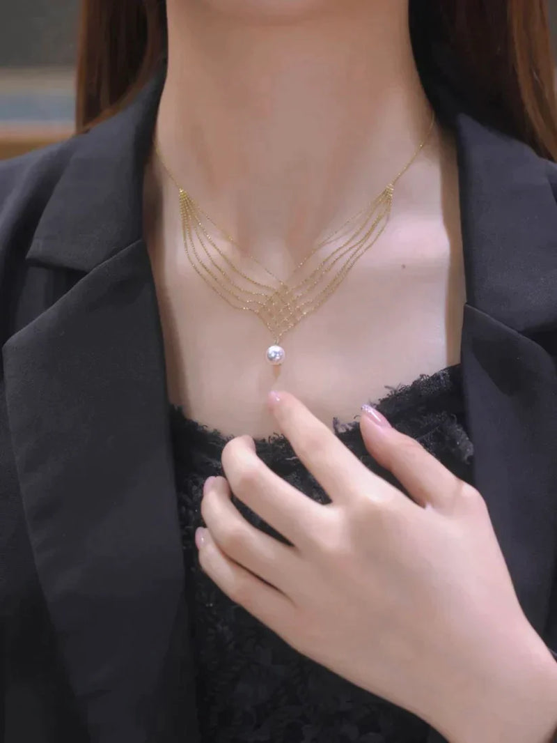 Elegant Multi-layered Pearl Necklace | A beautiful necklace for every occasion