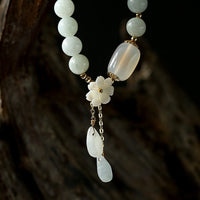 Jade and Agate Bracelet | Brings luck and looks stylish!