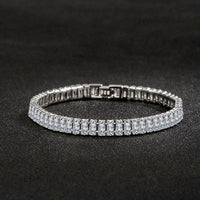 Kristallen Armband Van 925 Sterling Zilver