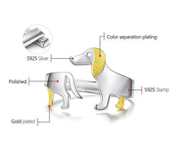 Cute Dachshund Ring | For the animal lovers among us!