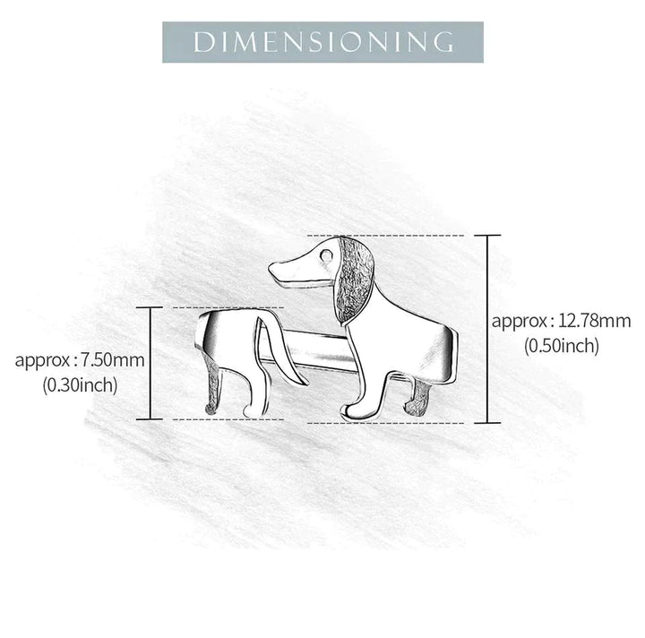 Cute Dachshund Ring | For the animal lovers among us!