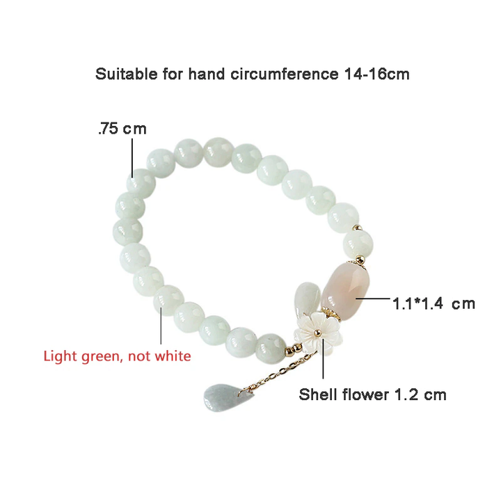 Jade and Agate Bracelet | Brings luck and looks stylish!