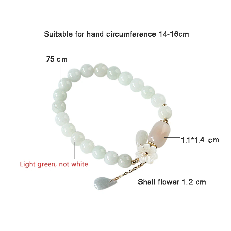 Jade and Agate Bracelet | Brings luck and looks stylish!