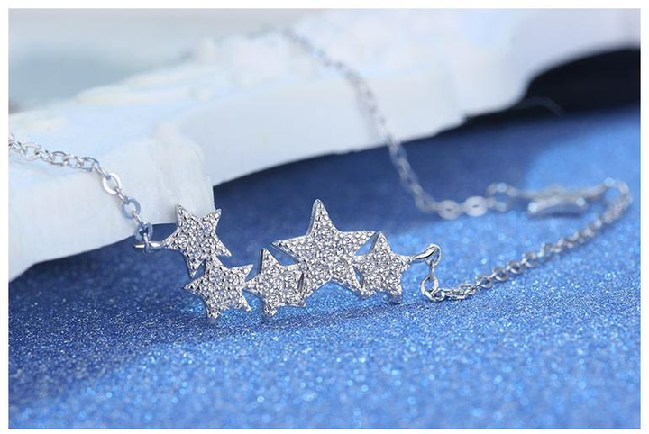 Silver Star Necklace | With a fun star design