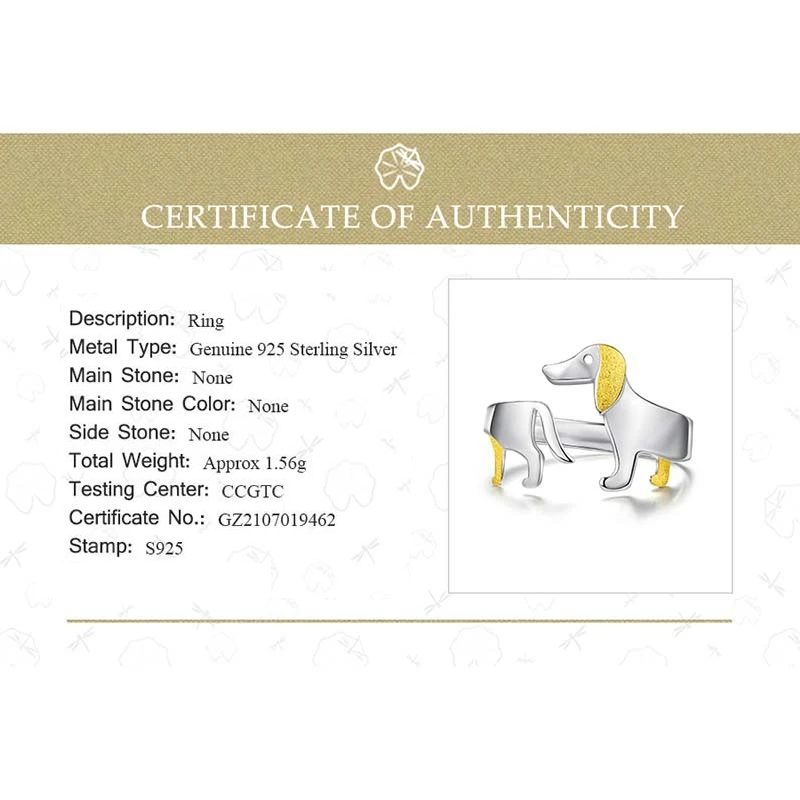 Cute Dachshund Ring | For the animal lovers among us!