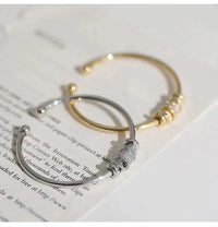 French Cylinder Bracelet | Available in 2 different colors!