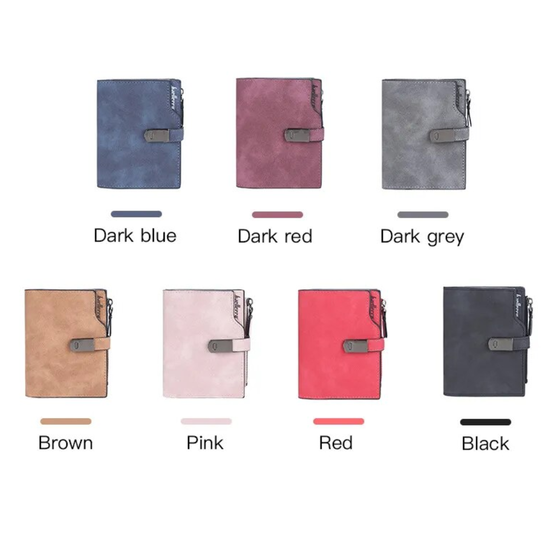 Compact Wallet with Magnetic Clasp | Handy & Trendy