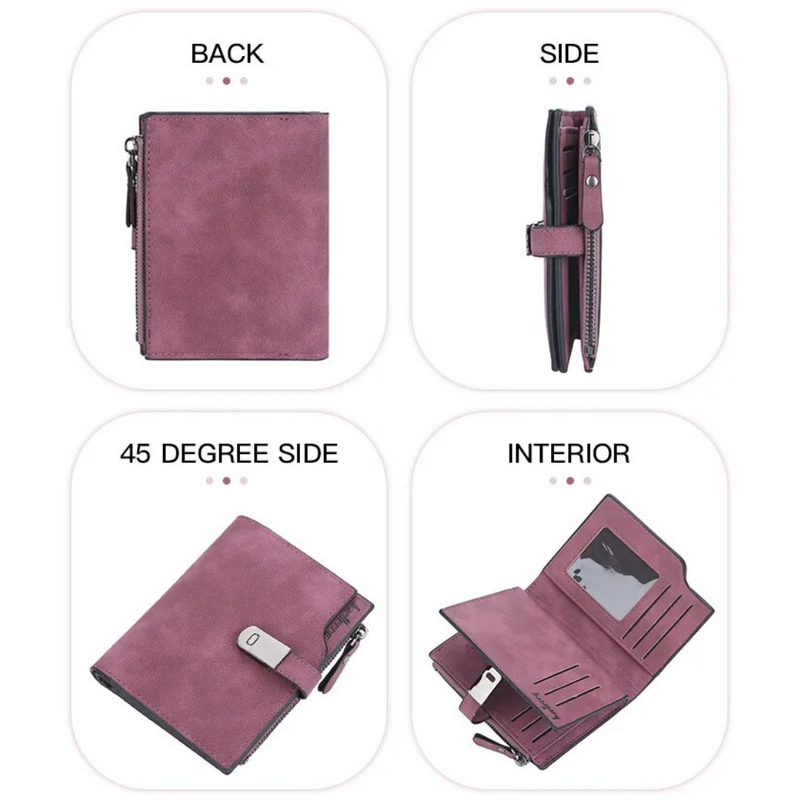 Compact Wallet with Magnetic Clasp | Handy & Trendy