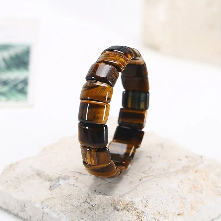 Three-color Tiger's Eye Bracelet | Strength and beauty