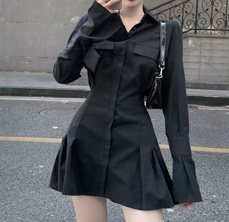 Yasmin long-sleeve dress | Classic and versatile