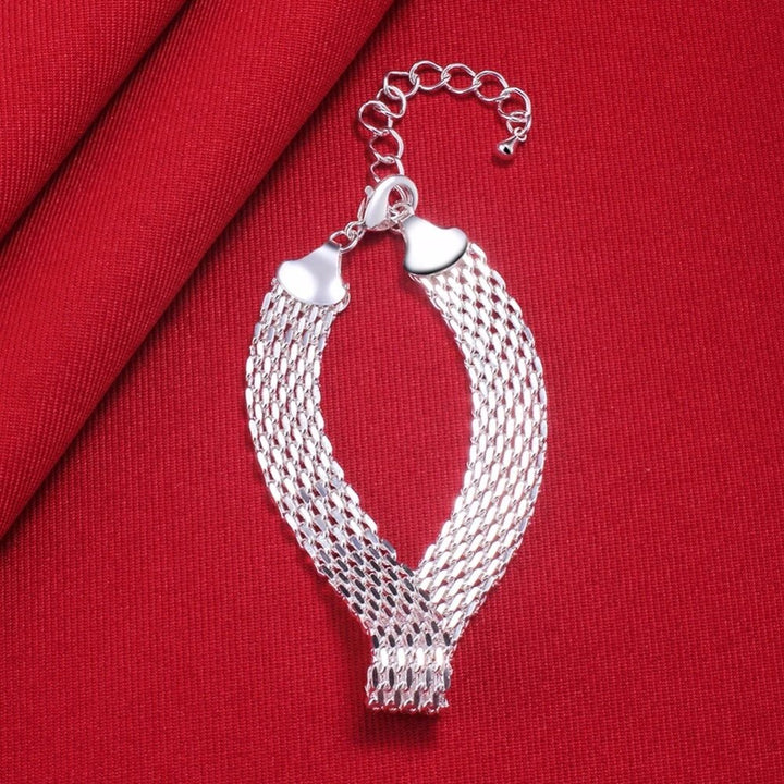 Silver braided lucky bracelet | Beautiful & unique
