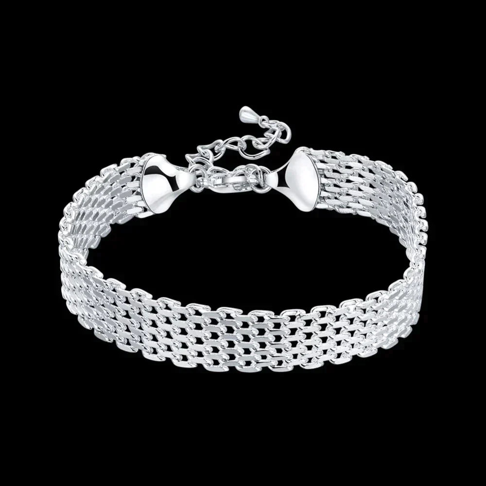Silver braided lucky bracelet | Beautiful & unique