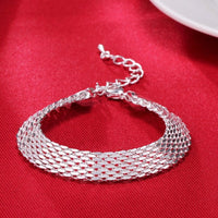Silver braided lucky bracelet | Beautiful & unique
