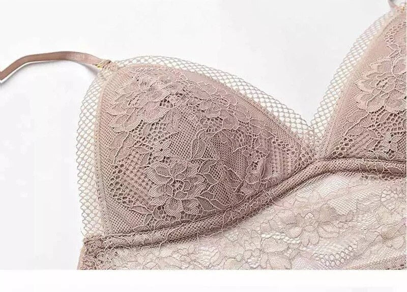 Mesh Lace Bra | With Stylish and Sexy Low Back