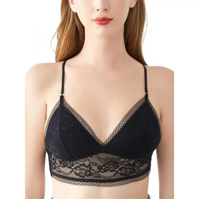 Mesh Lace Bra | With Stylish and Sexy Low Back