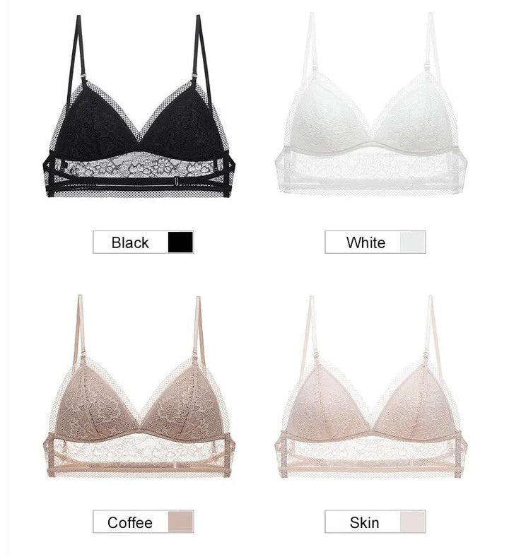 Mesh Lace Bra | With Stylish and Sexy Low Back