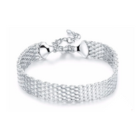 Silver braided lucky bracelet | Beautiful & unique