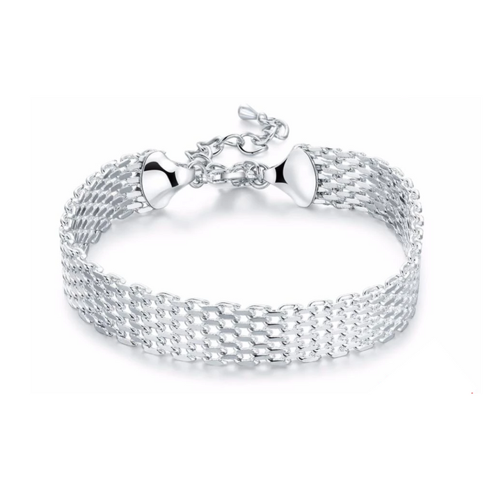 Silver braided lucky bracelet | Beautiful & unique
