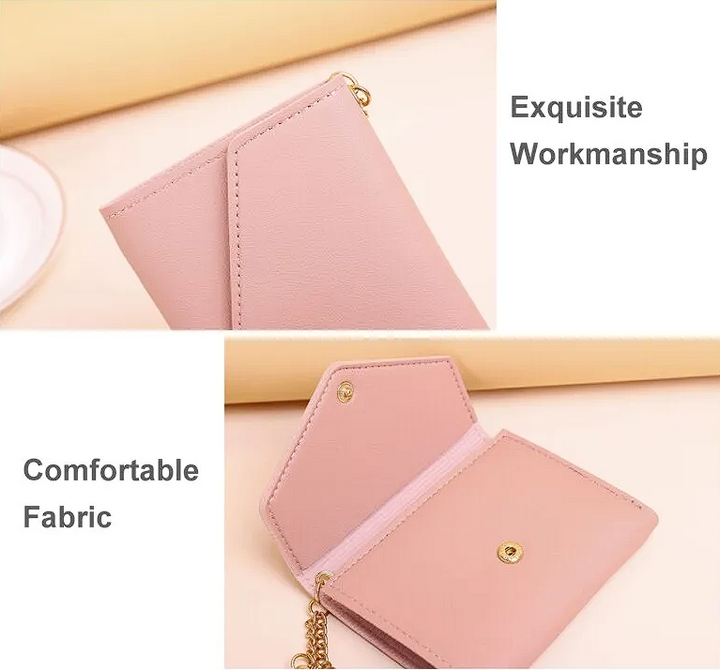 Mini Wallet with Tassel Charm | Stylish & Compact