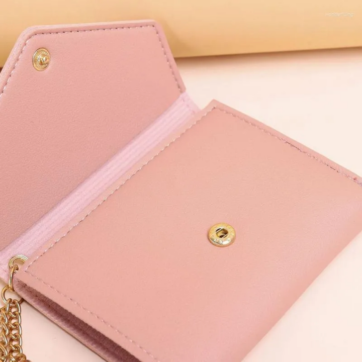 Mini Wallet with Tassel Charm | Stylish & Compact