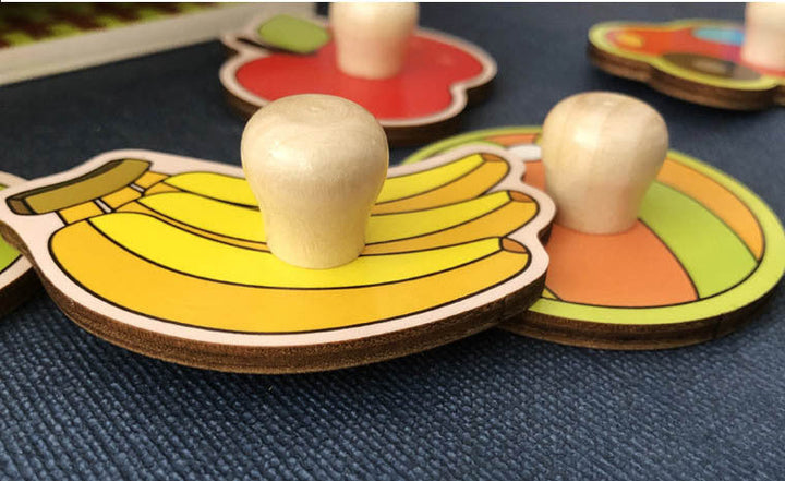 Houten Kinderpuzzle | Spelenderwijs oefenen met de oog-handcoördinatie