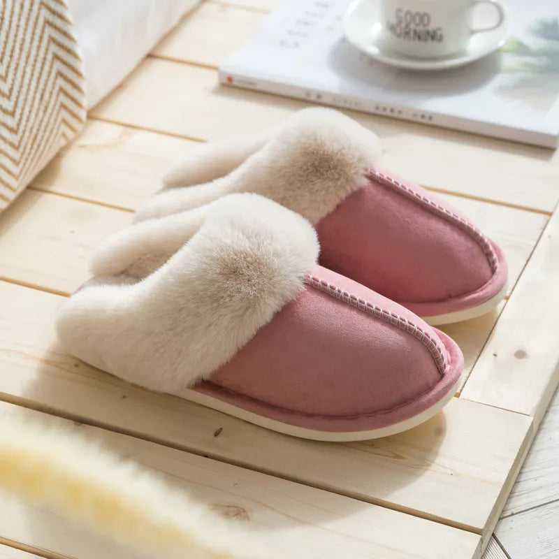 Julie Suede Slippers | Soft & Warm
