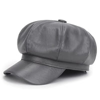 Serene Leather Beret | Stylish & Tough