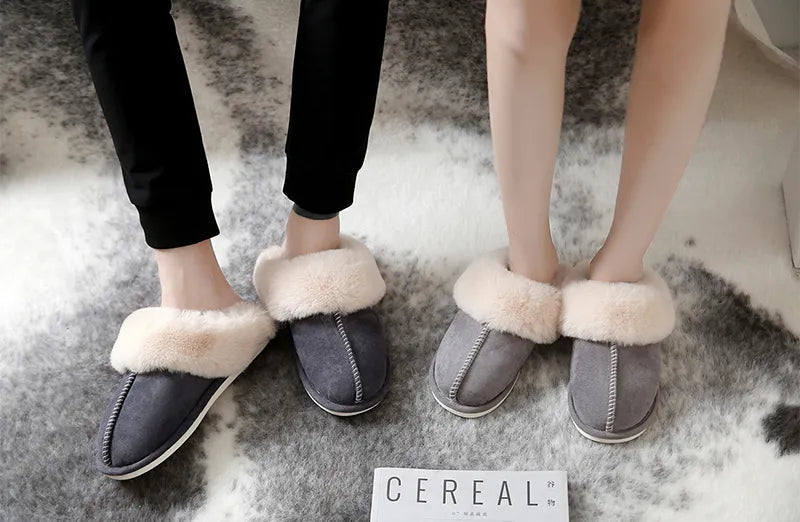 Julie Suede Slippers | Soft & Warm